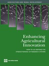 Enhancing Agricultural Innovation (eBook): How to Go Beyond the Strengthening of Research Systems